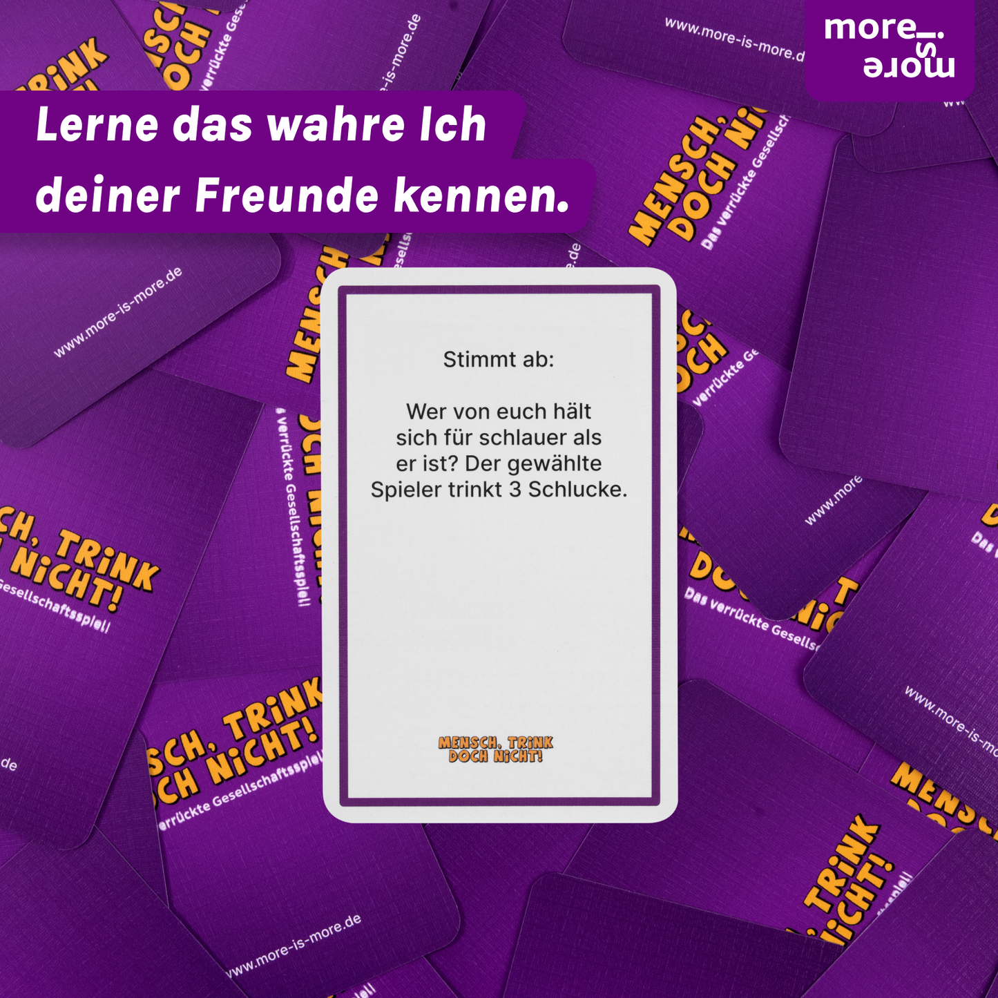 Mensch, trink doch nicht!
