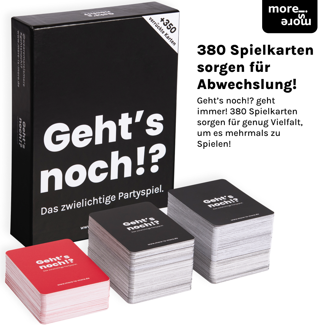 Geht's noch!?